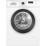 Lavadora carga frontal - Bosch WGE03200ES,Serie 2, 8 kg, 1.200 rpm, 13 programas, Higiene Plus, Motor EcoSilence, Blanco