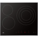 Placa vitrocerámica - ok. OBH 2611-1, 3 zonas, Zona grande 30 cm, 59x52 cm, Negro