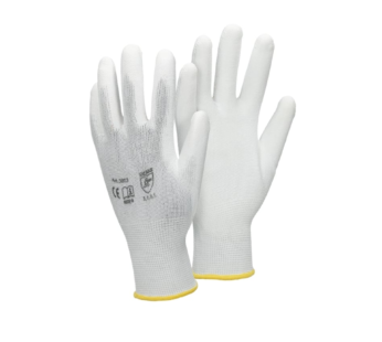 72x Par Guantes poliuterano de trabajo Negro ECD GERMANY