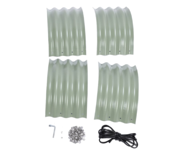 Jardín de Paperas Elevado de Acero Inoxidable