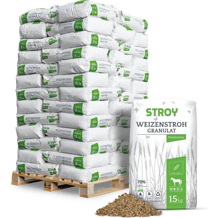 Granulado de paja – 15 kg x 65 sacos