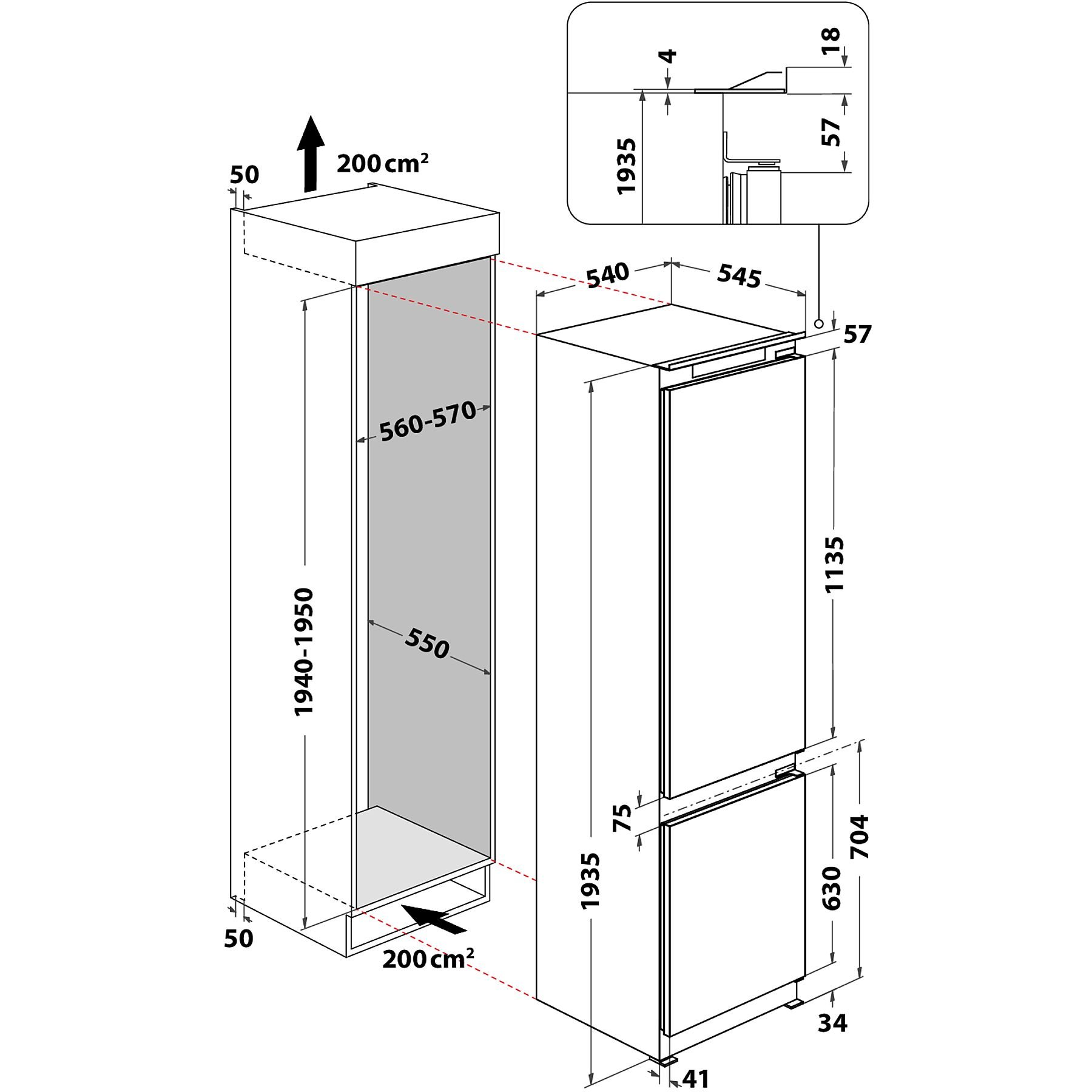 Frigorífico combi Whirlpool ART 9811 SF2 en color blanco ofrece una multitud de funciones - VELEO ELECTRO THEC Frigorífico combi Whirlpool ART 9811 SF2 en color blanco ofrece una multitud de funciones