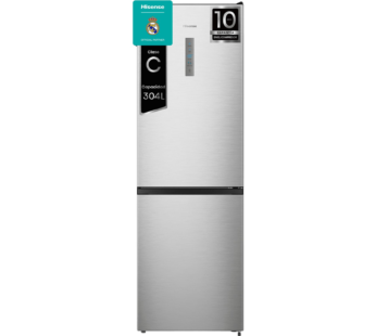 Frigorífico combi – Hisense RB390N4BCC, No Frost, 186 cm, 304 l,